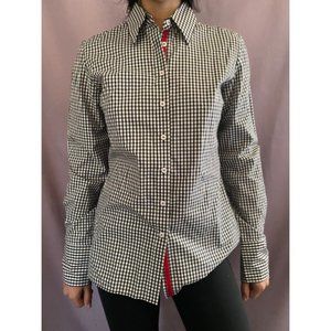 Vintage plaid flannel blouse